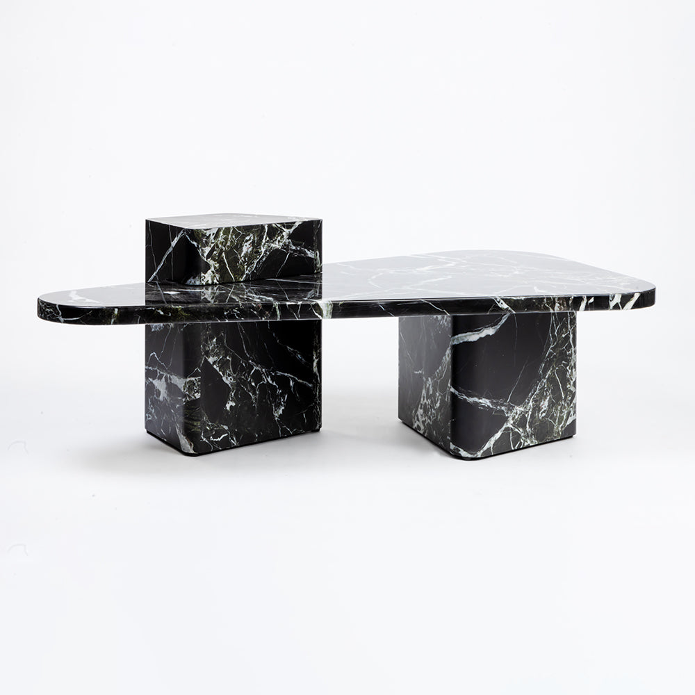 Marble Bronski Coffee Table with Metal Legs