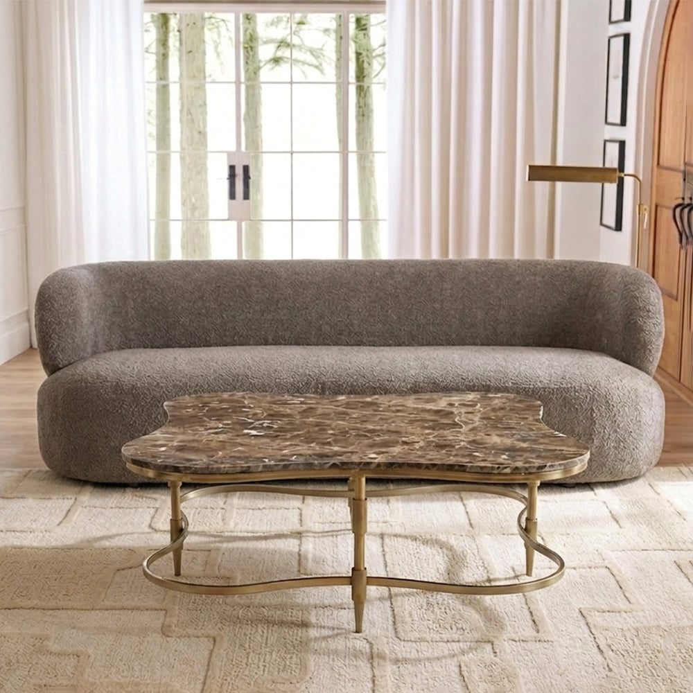 Marble Bebey Coffee Table with Metal