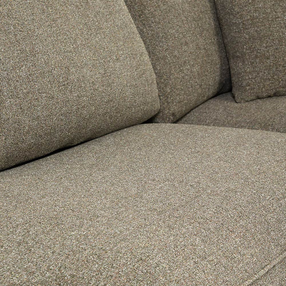 Chenille Cantil 6-Seater Sofa - Forest