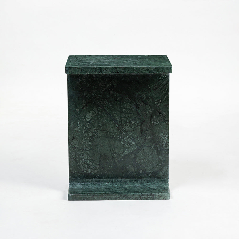 Honey Accent Table - Green Marble