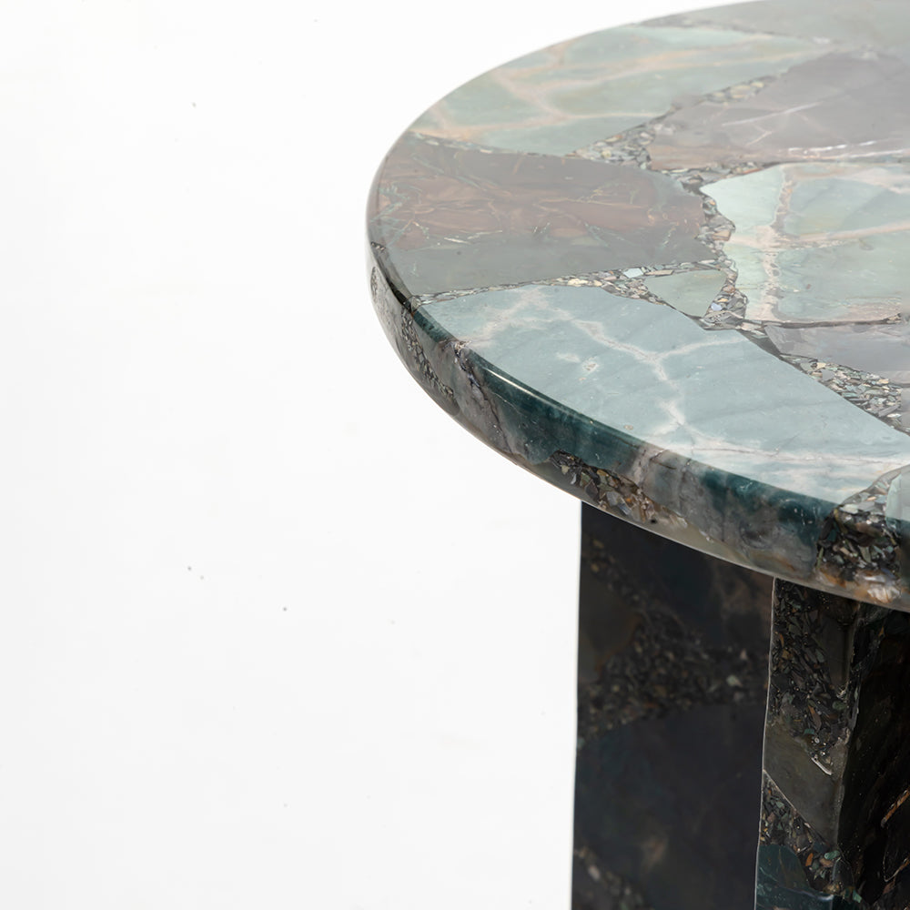 Agate Marble Shimza Accent Table