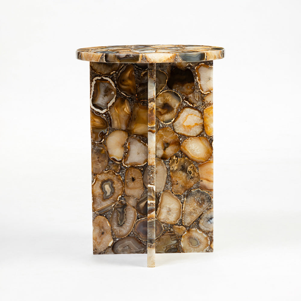 Agate Marble Kiliman Accent Table