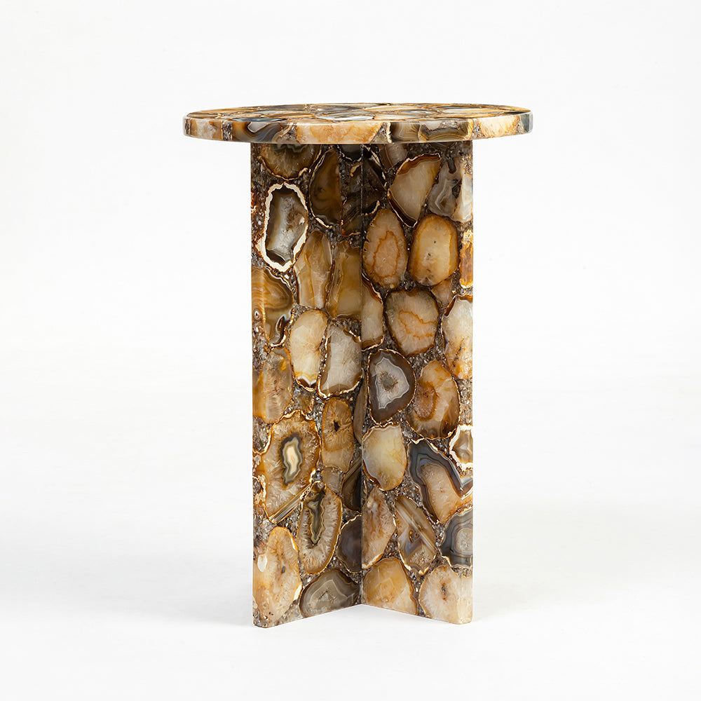 Agate Marble Kiliman Accent Table