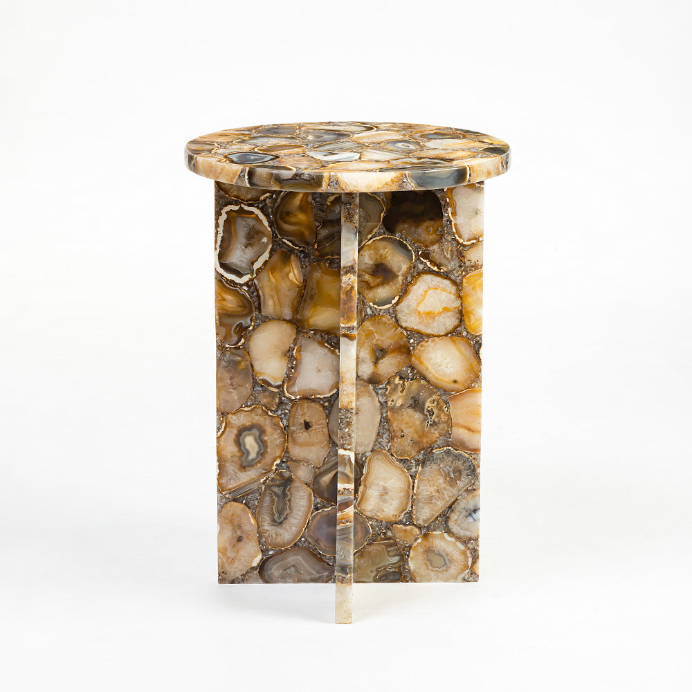 Agate Marble Kiliman Accent Table