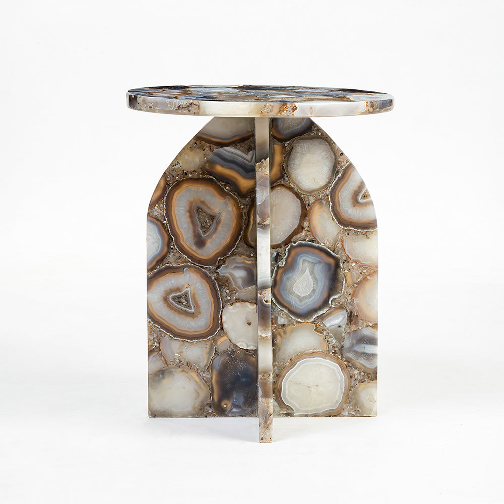 Agate Marble Jaro Accent Table