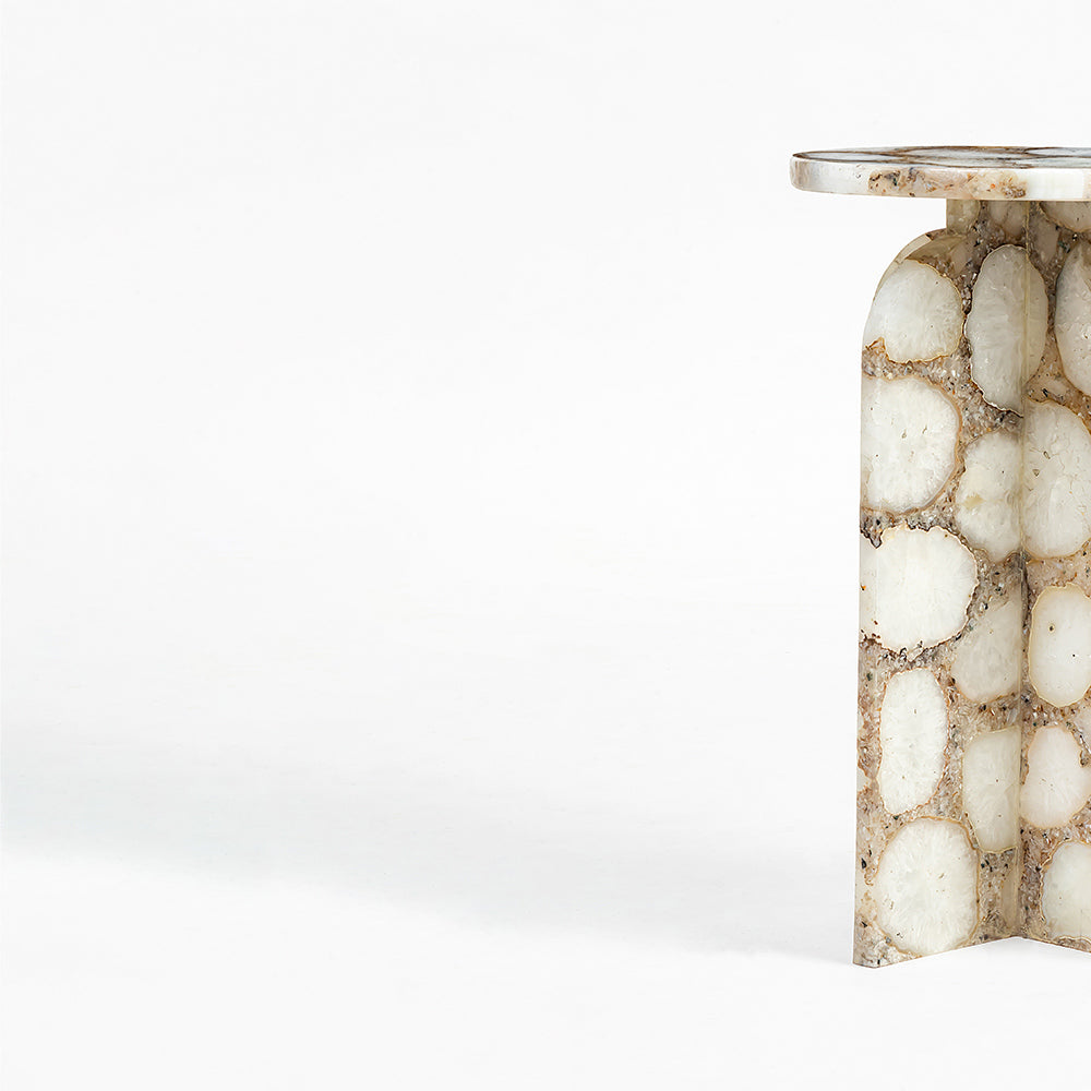 Agate Marble Kasango Accent Table