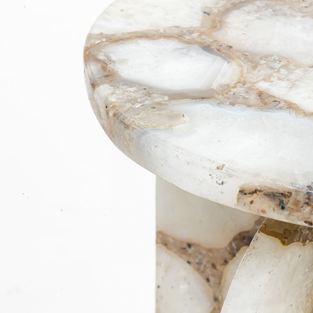Agate Marble Kasango Accent Table