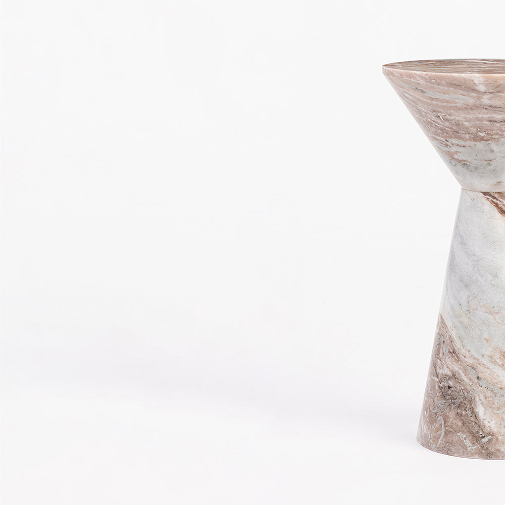 Obelisk Accent Table - Sawar Marble
