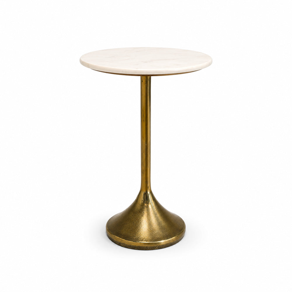 Imani Marble Accent Table with Metal