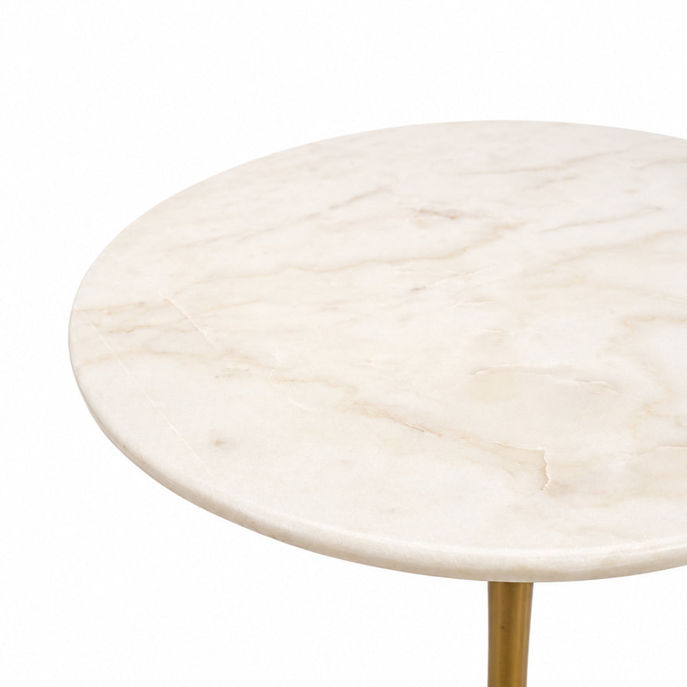 Imani Marble Accent Table with Metal