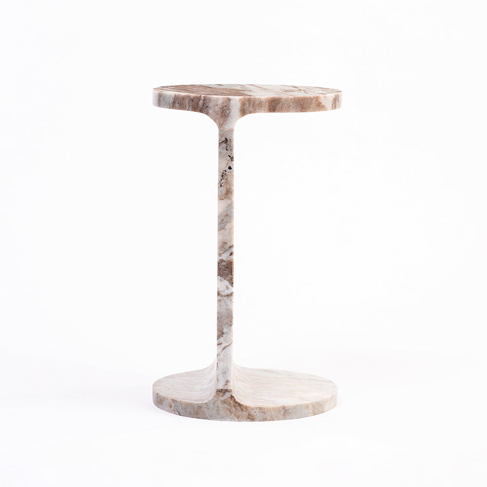 Vager Accent Table - Sawar Marble