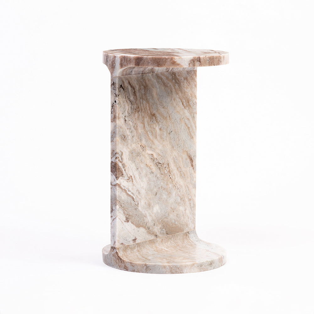 Vager Accent Table - Sawar Marble
