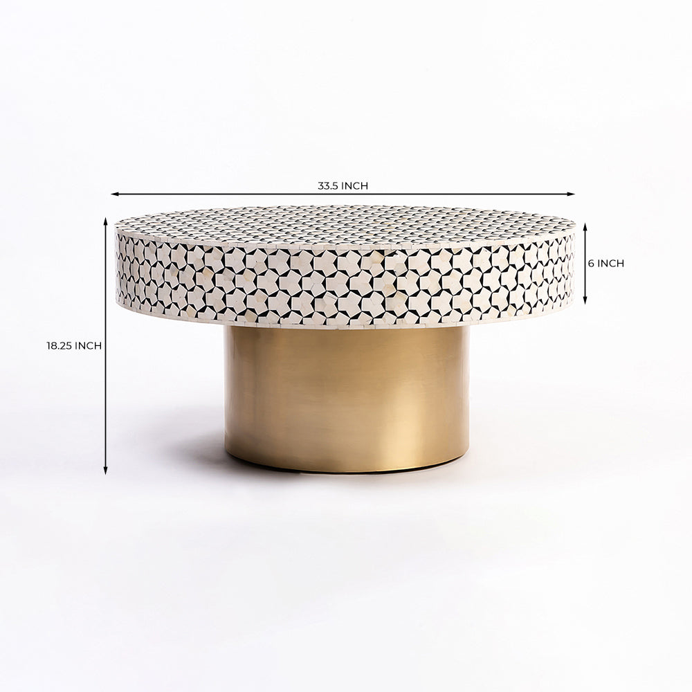 Jeer Bone Inlay Coffee Table