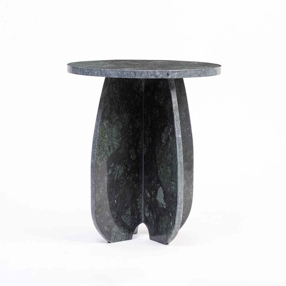 Sauti Green Marble Accent Table