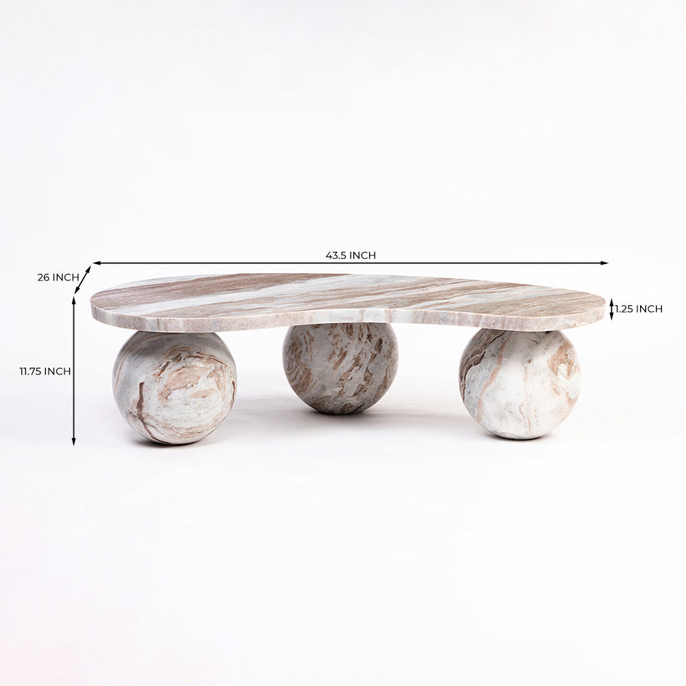 Kinni Sawar Marble Coffee Table