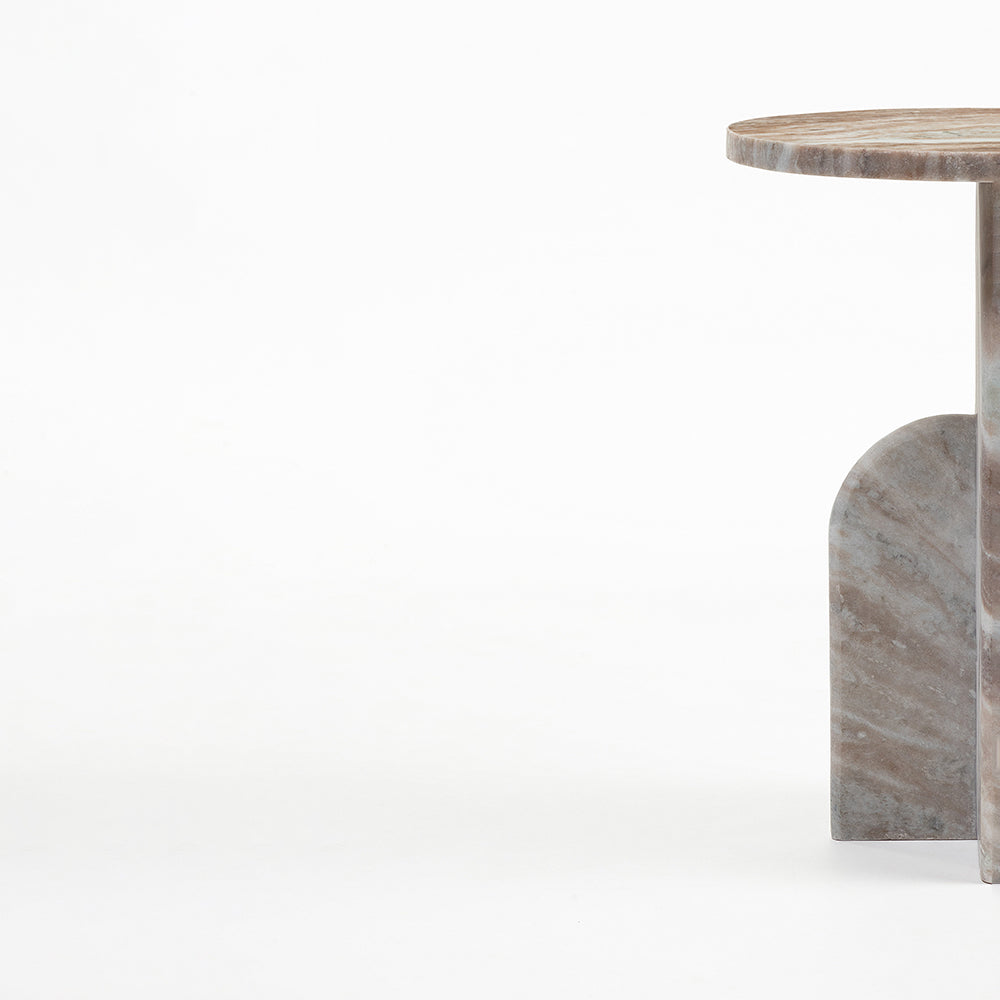 Teke Sawar Marble Accent Table
