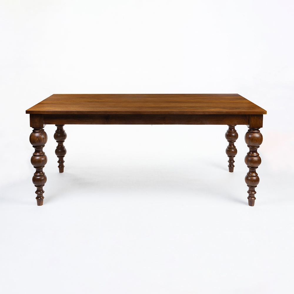 Baina Mango Wood 6 Seater Dining Table
