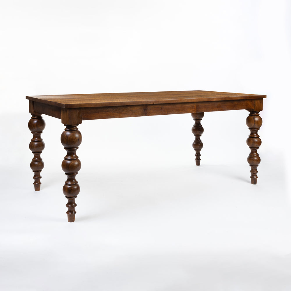 Baina Mango Wood 6 Seater Dining Table