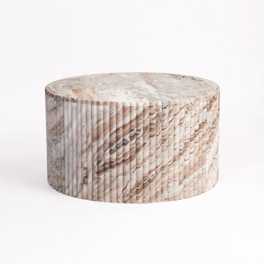 Fruta Marble Round Coffee Table - Large