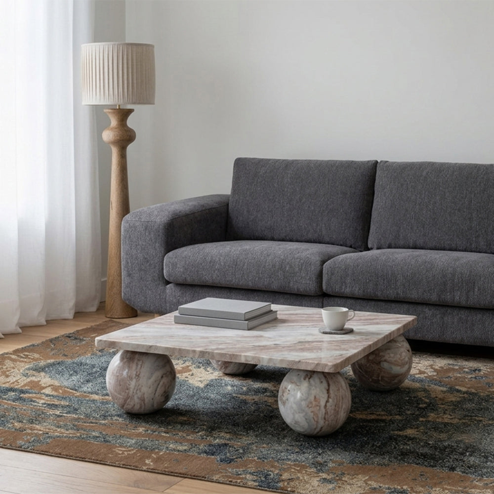 Franc Square Sawar Marble Coffee Table