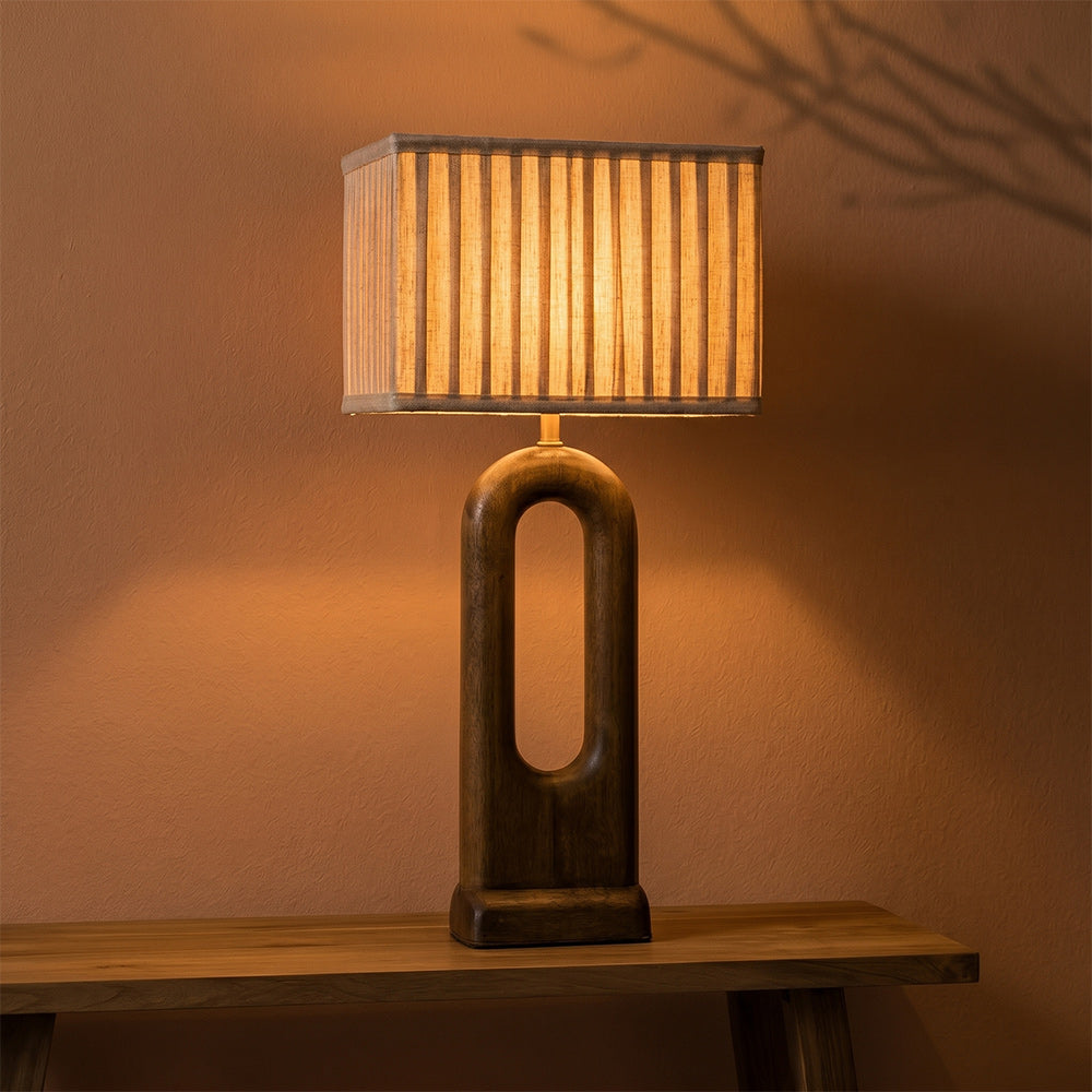 Clyde Mango Wood Table Lamp