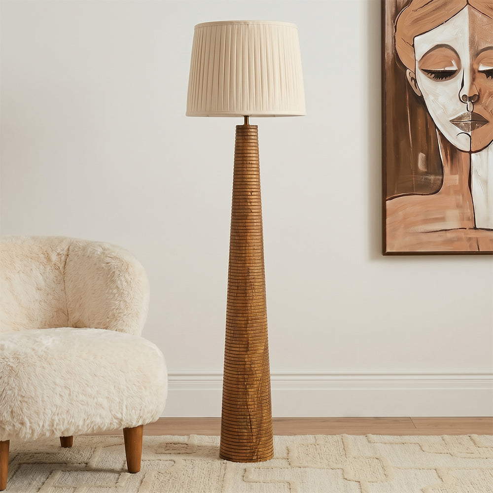 Heath Mango Wood Floor Lamp