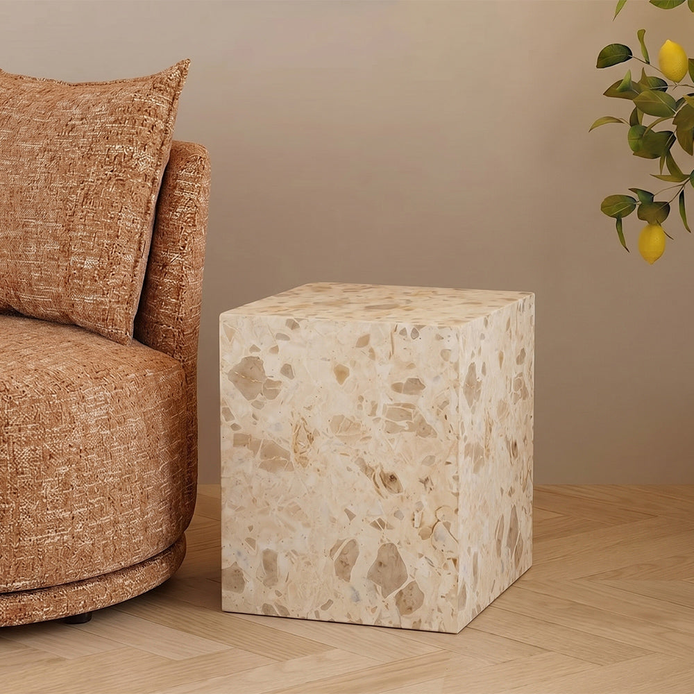 Juno Penther Marble Side Table