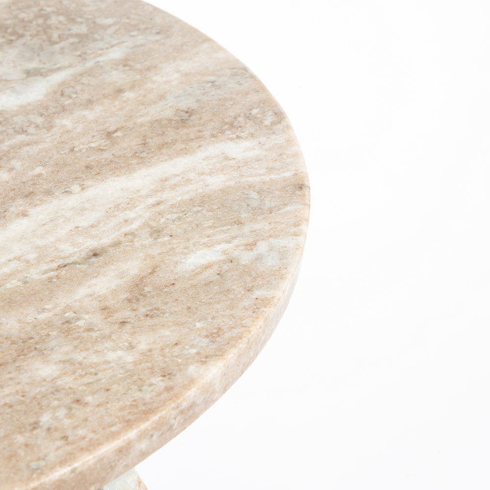 Wiley Sawar Marble Side Table