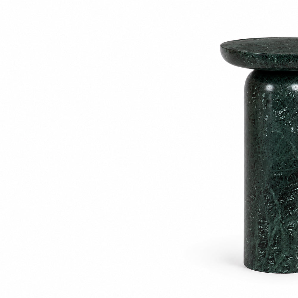 Dekkar Accent Table - Green Marble