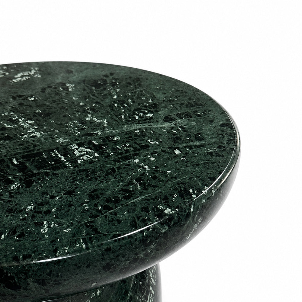 Dekkar Accent Table - Green Marble