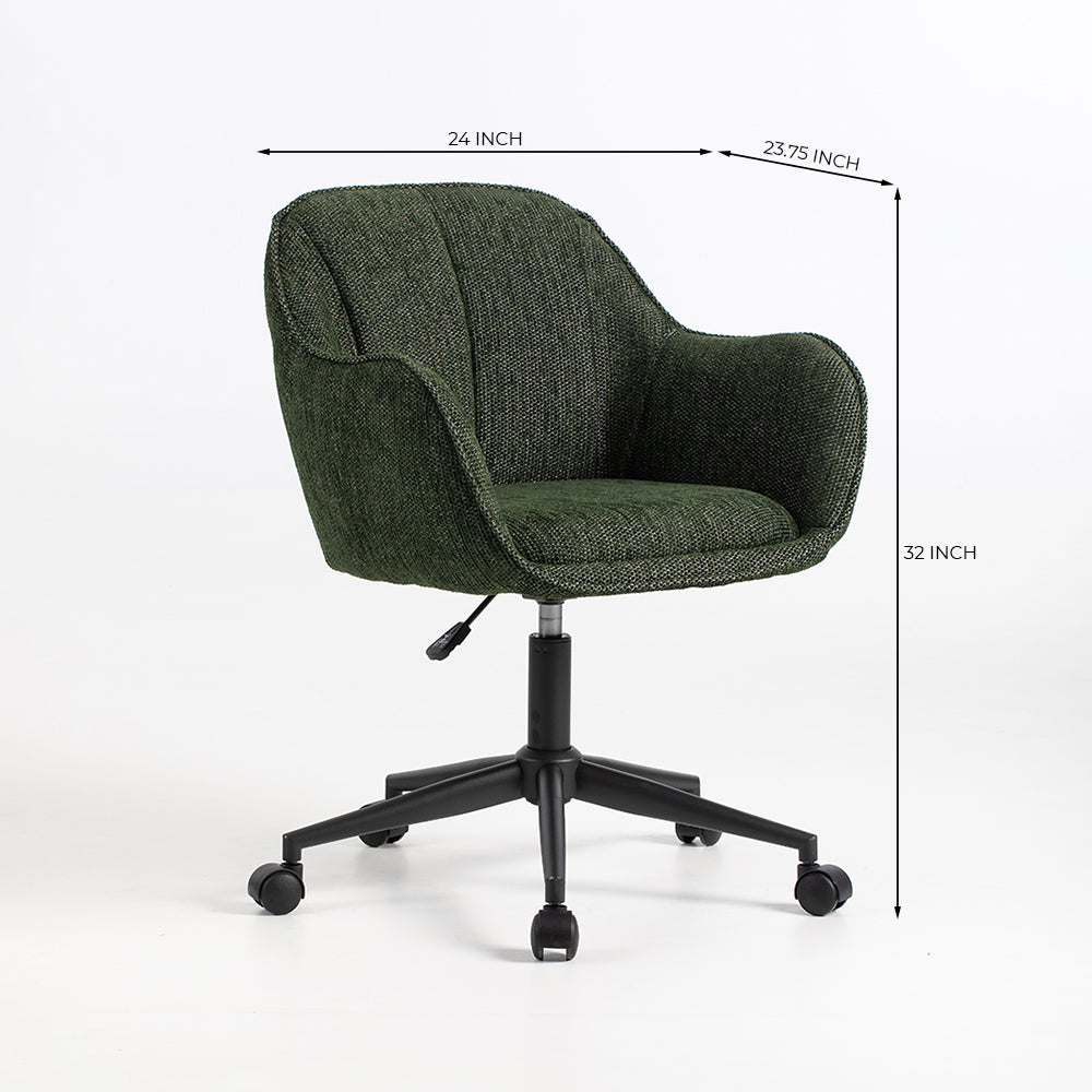 Marlowe Fabric Office Chair - Olive
