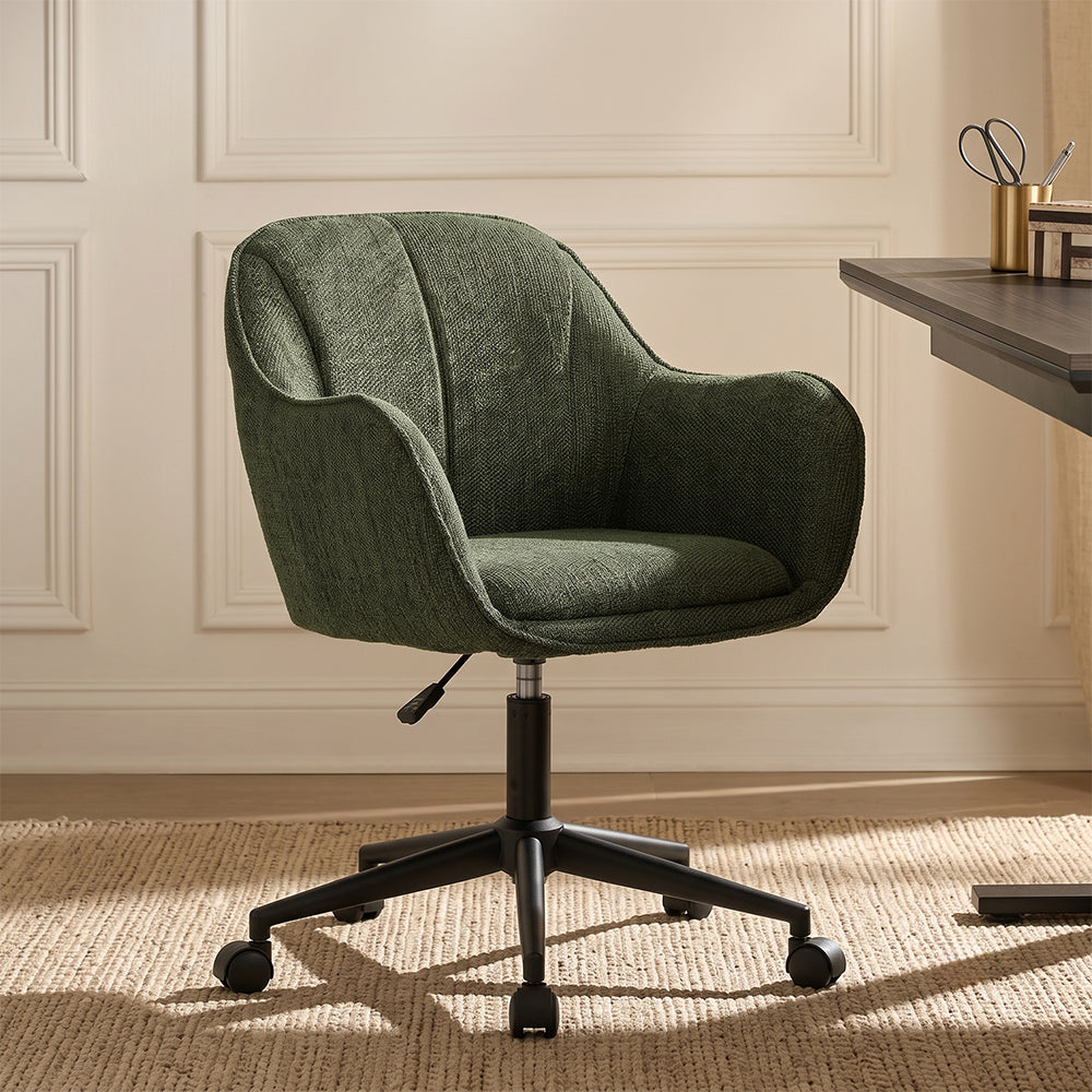 Marlowe Fabric Office Chair - Olive