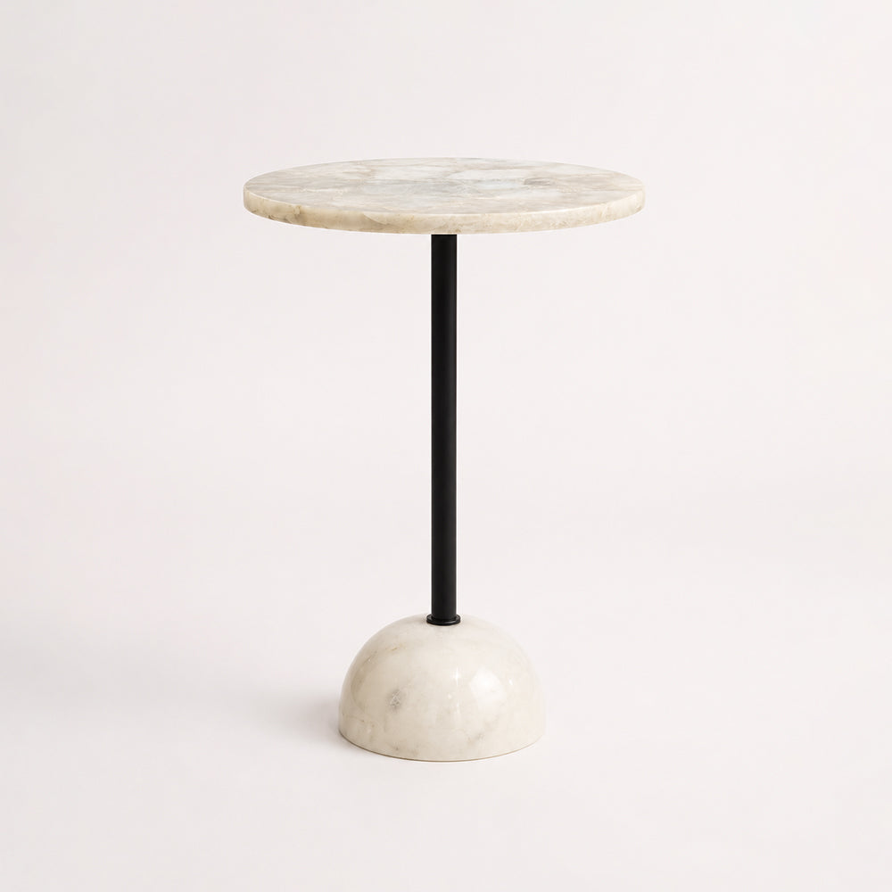 Soleil Agate Marble Side Table