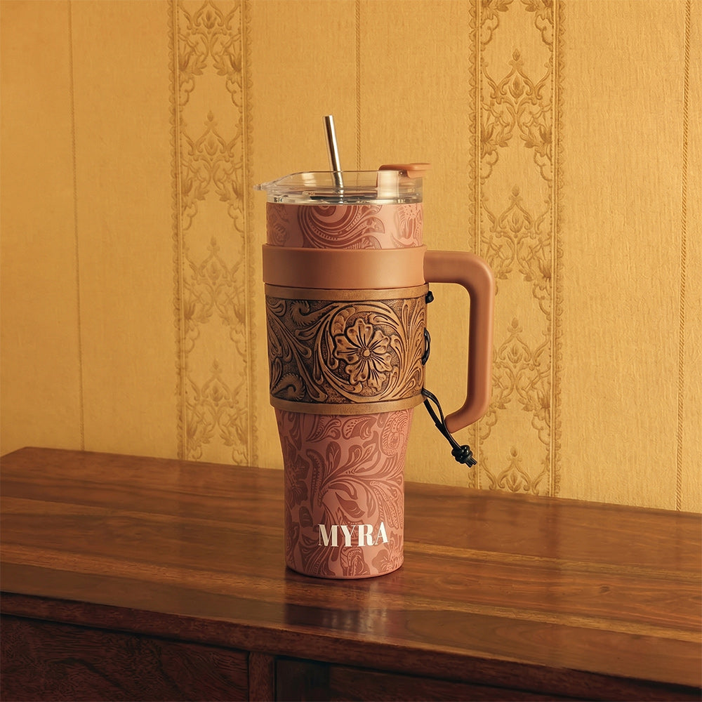Wide Wyoming Tumbler In Brown
