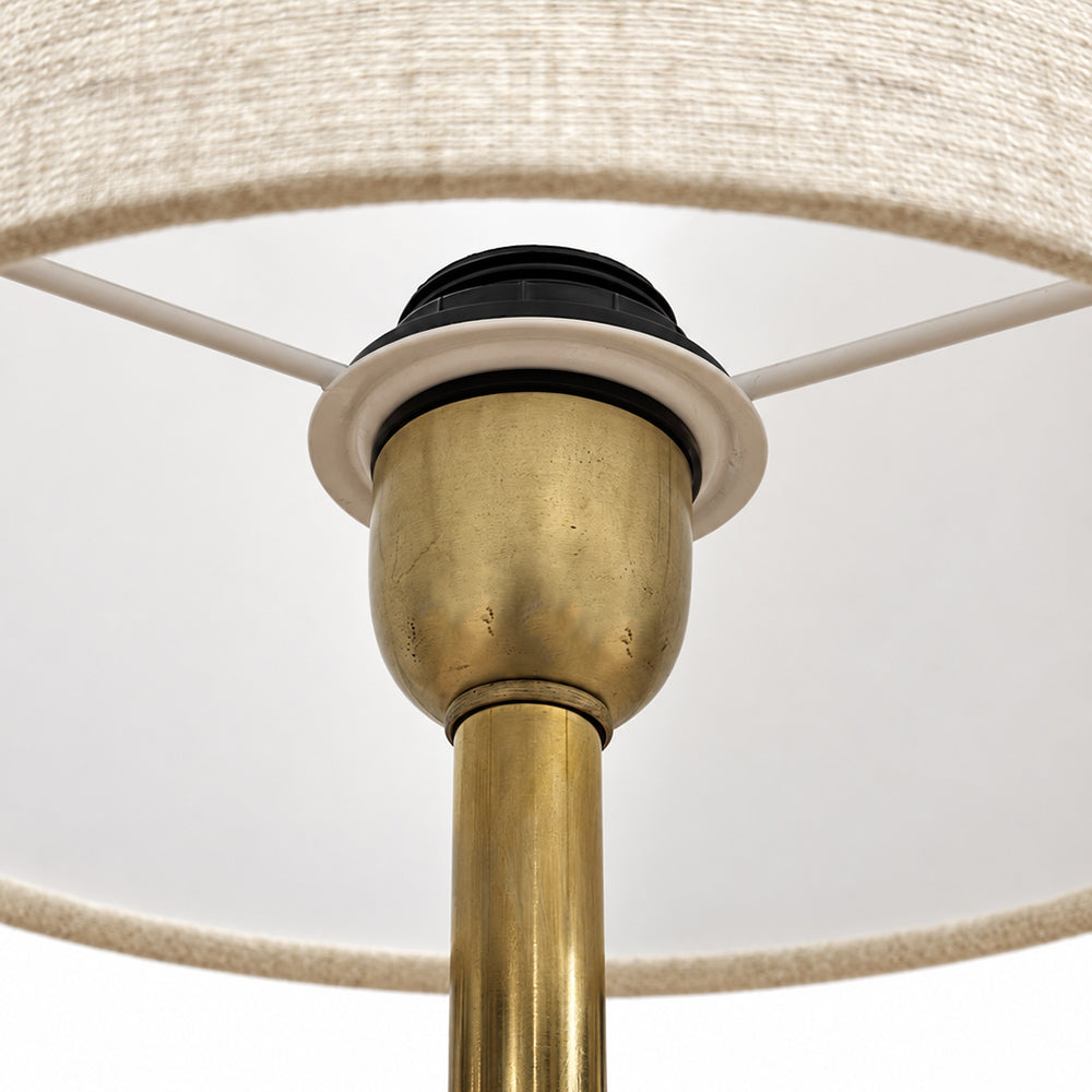 Greer Black Marble Base Floor Lamp