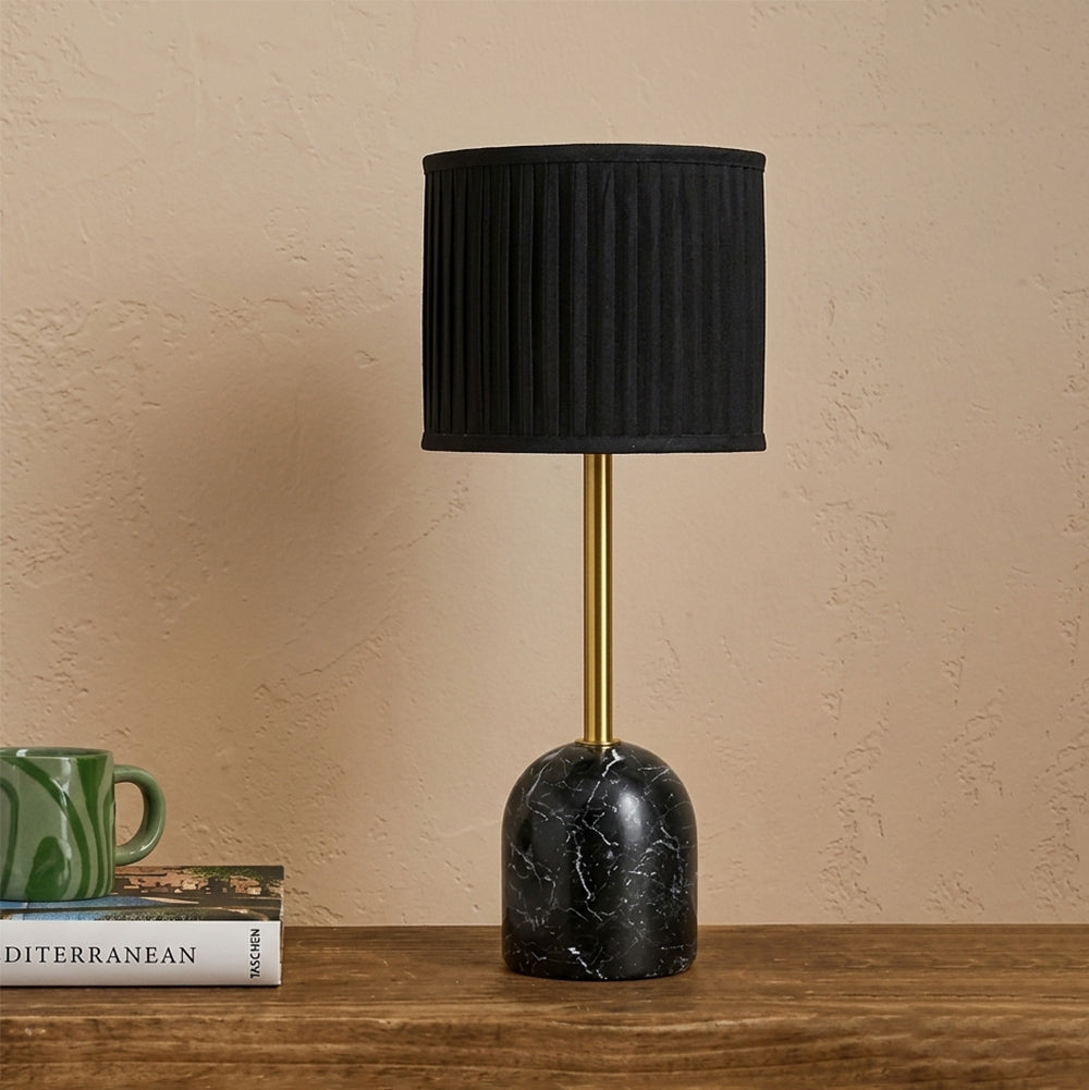 Elowen Black Marble Base Table Lamp