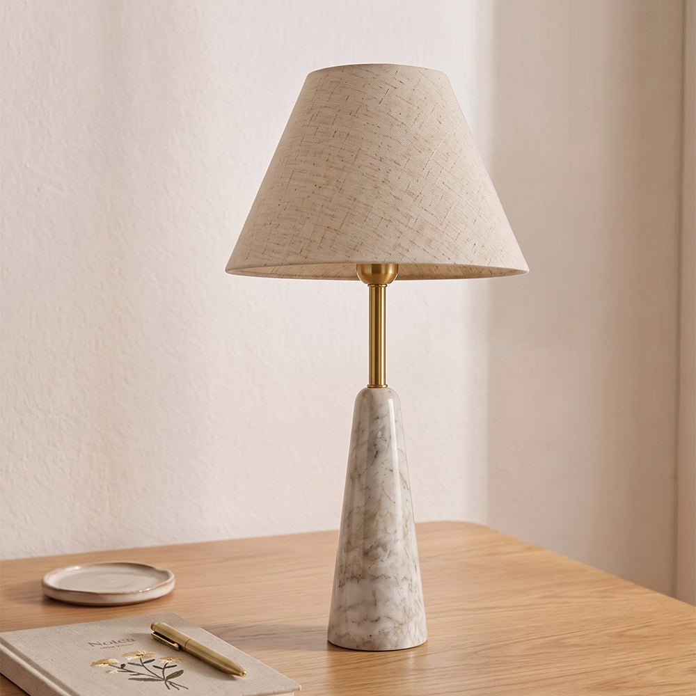 Luna Morchana Marble Base Table Lamp