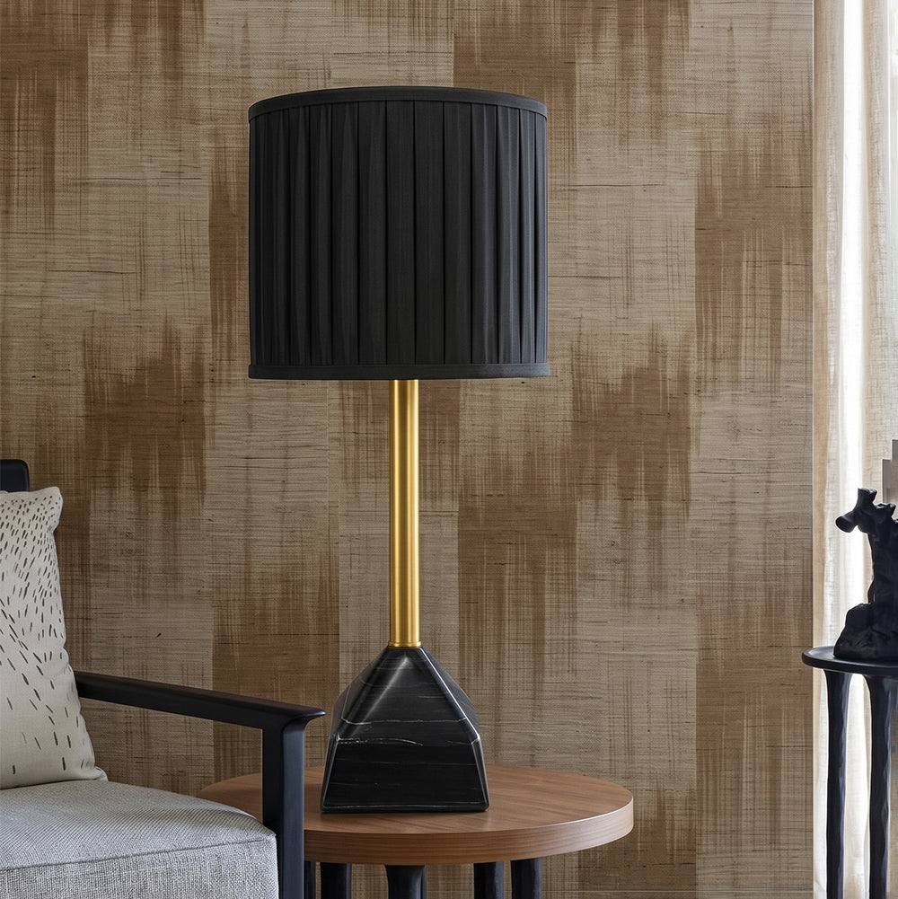 Tilda Black Marble Base Table Lamp
