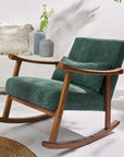 Margaret Wooden Rocking Chair - Dark Green