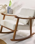 Margaret Wooden Rocking Chair - White