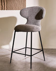 Coral Crest Bar Chair - Grey