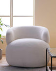 Marshmallow Dew Boucle Sofa - White