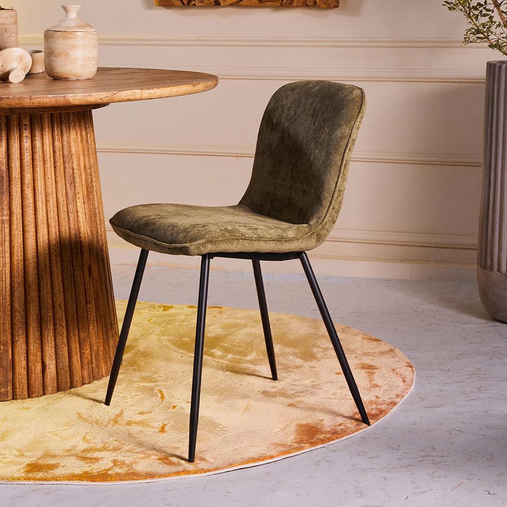 Pine Parlor Dining Chair - Green