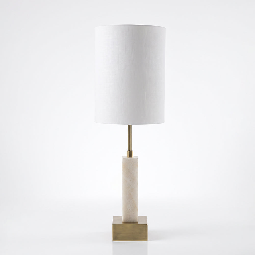 Selene Marble Table Lamp with Metal - Product View 1
