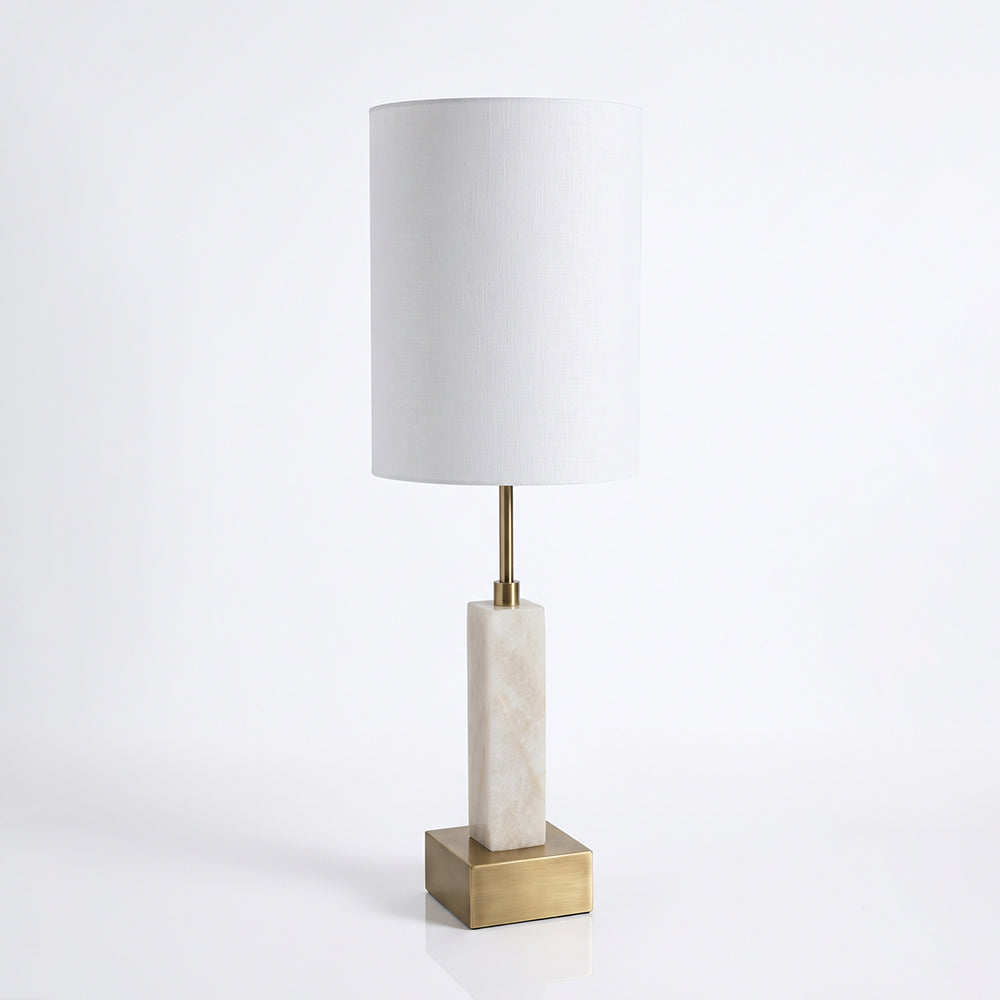 Selene Marble Table Lamp with Metal - Product View 2