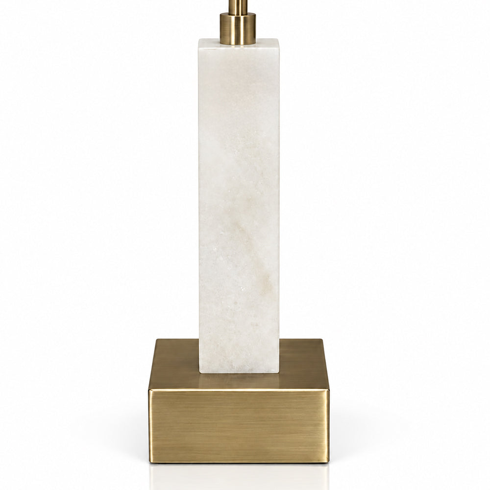Selene Marble Table Lamp with Metal - Product View 3