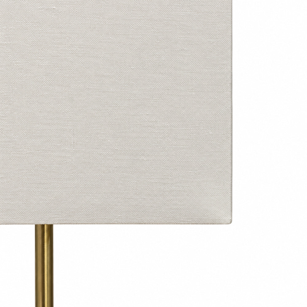 Thorne Marble Floor Lamp with Metal - Product View 2