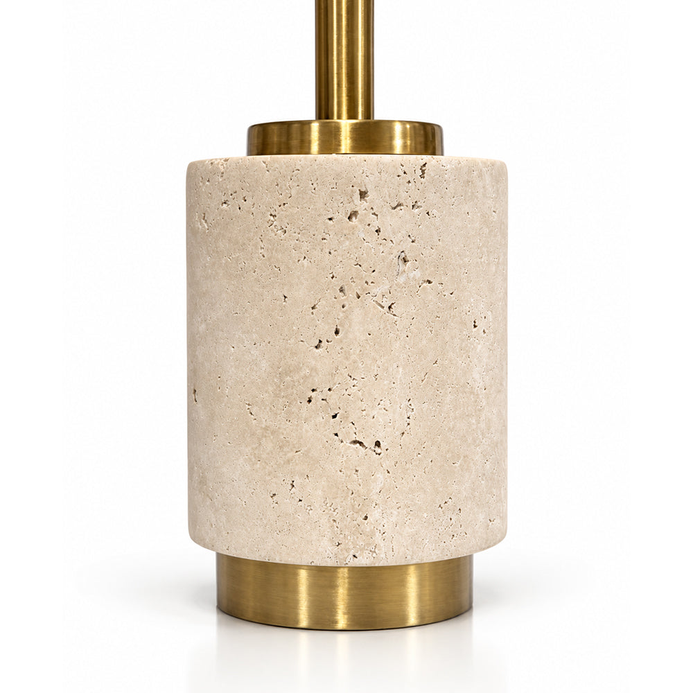 Priya Marble Table Lamp with Metal - Product View 3