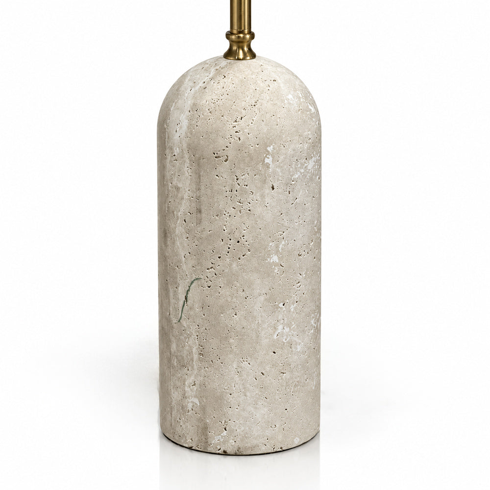 Dusk Marble Floor Lamp with Metal - Product View 2