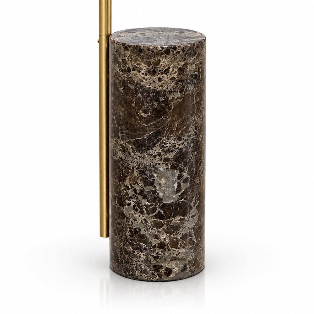 Lark Marble Floor Lamp with Metal - Product View 5